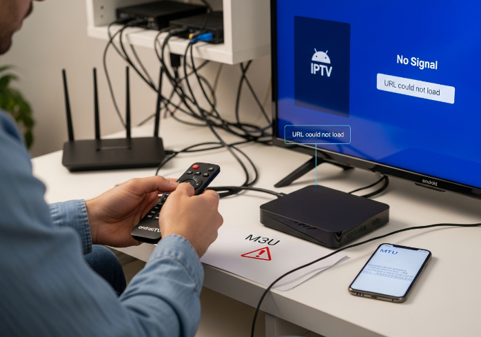 How to Upload IPTV URL on Android Box