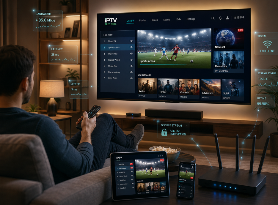 IPTV kostenlos testen: So erkennen Sie einen stabilen Anbieter